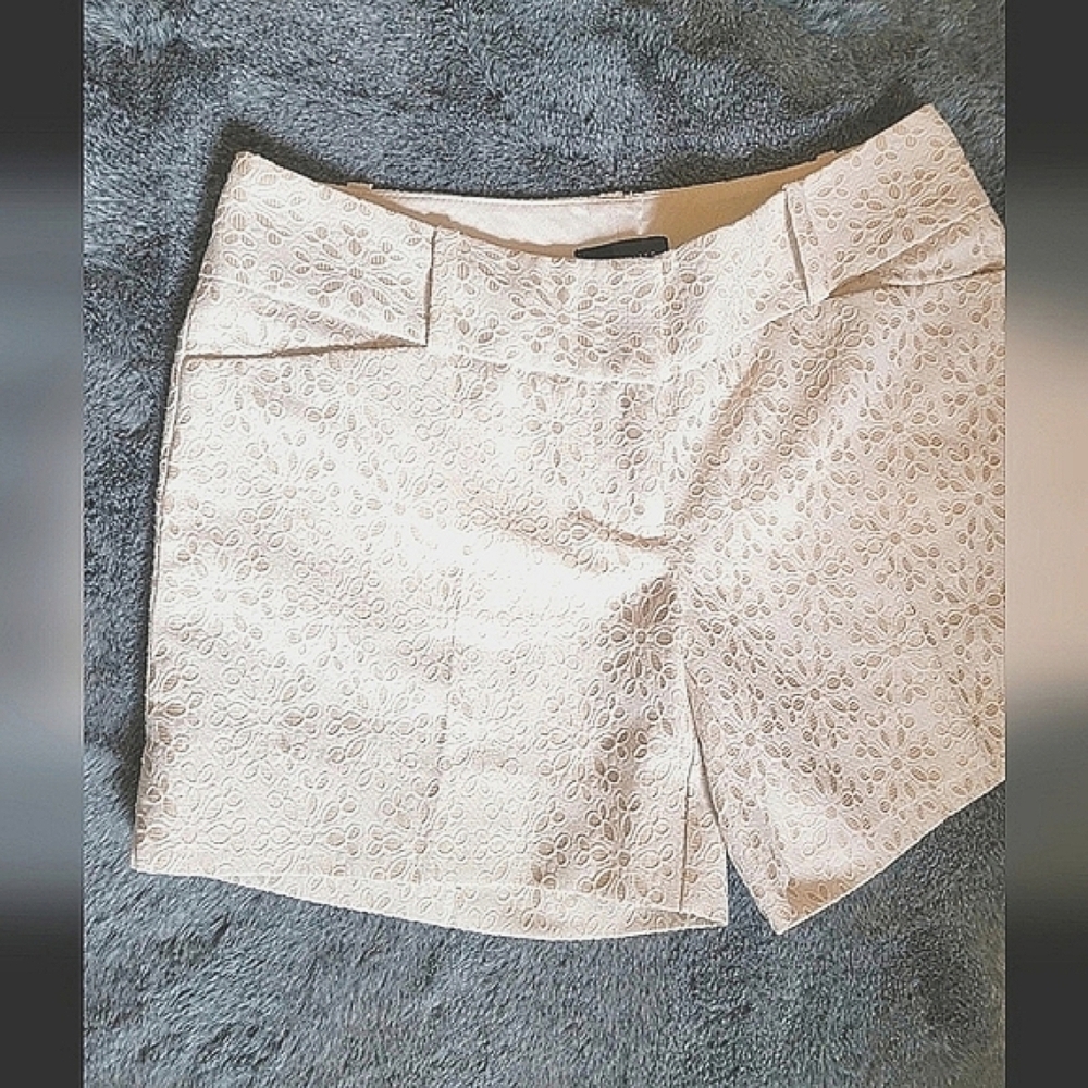 The Limited 0 Low Rise Shorts White Y2K